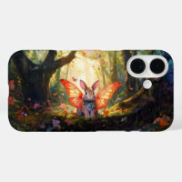 Whimsikisches Hasen in einem verzauberten Wald