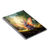 Whimsikisches Hasen in einem verzauberten Wald Notizblock (Rechte Seite)