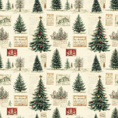 Whimsikisches Vintages Tischdecken in gedämpften f