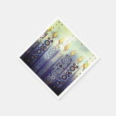 Whimsikkah Zierkerzen Hanukkah Serviette (Ecke)