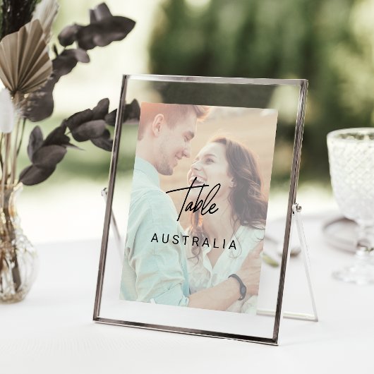 Whimsikkalligraphie | FOTO Tischnummer