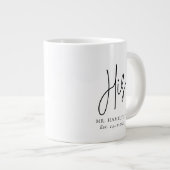 Whimsikkalligraphie Seine Tasse (Vorderseite Rechts)