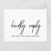 Whimsikkalligraphie Song Anfrage UAWG Postkarte (Vorderseite)