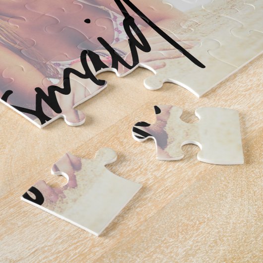 Whimsikkalligraphie | Vorschlag für Foto Bridesmai Puzzle (Seite)