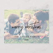 Whimsikkalligraphie | Weihnachten im verblassten F (Vorderseite)