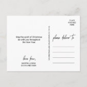 Whimsikkalligraphie | Weihnachten im verblassten F (Rückseite)