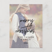 Whimsikkalligraphie | Weihnachten im verblassten F (Vorderseite)