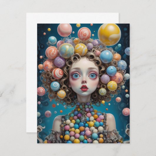 Whimsikkarte Mitteilungskarte (Vorne/Hinten)