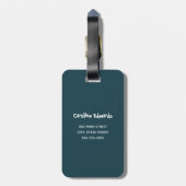 Whimsikkatstronaut im Weltraum, Katzen auf Mars, S Gepäckanhänger (Rückseite vertikal)