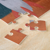 Whimsikkatstronaut im Weltraum, Katzen auf Mars, S Puzzle (Seite)