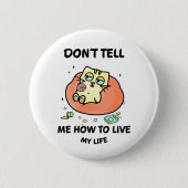 Whimsikkatze Button (Vorderseite)