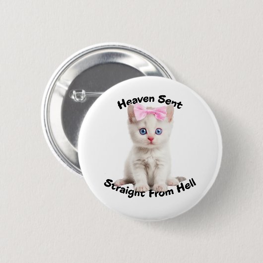 Whimsikkatze Button (Vorne & Hinten)