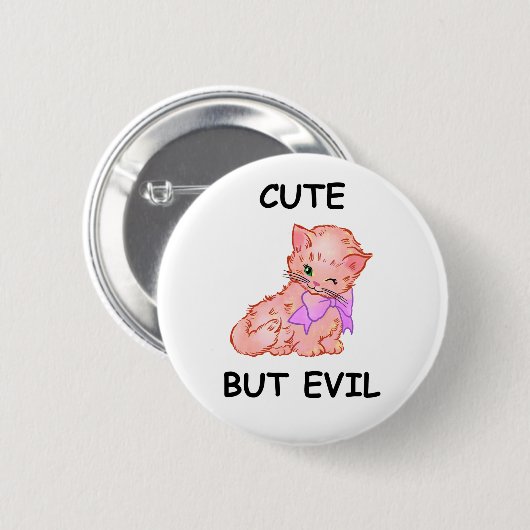 Whimsikkatze Button (Vorne & Hinten)