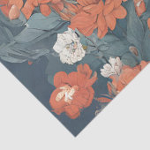 Whimsikkatze im Blumengarten Seidenpapier (Detail)