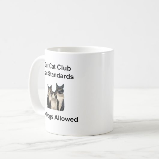 Whimsikkatze Kaffeetasse (Vorderseite Links)