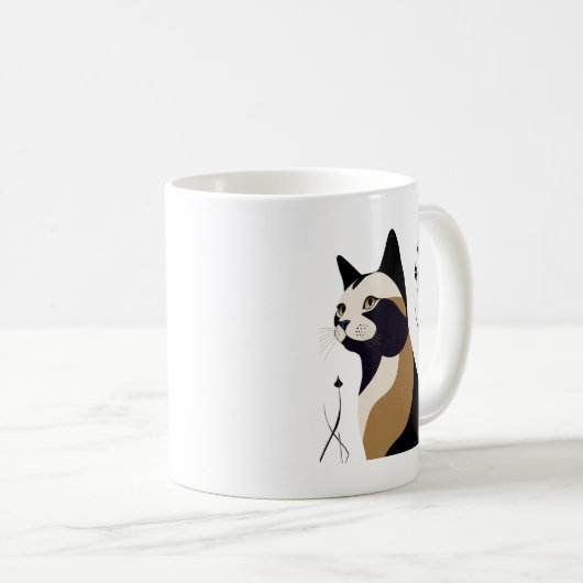 Whimsikkatze Kaffeetasse (VorderseiteRechts)