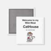 Whimsikkatze Magnet (Vorderseite/Rückseite)
