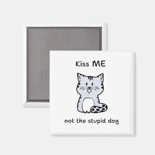 Whimsikkatze Magnet (Vorderseite/Rückseite)