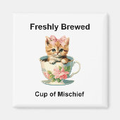 Whimsikkatze Magnet (Vorne)