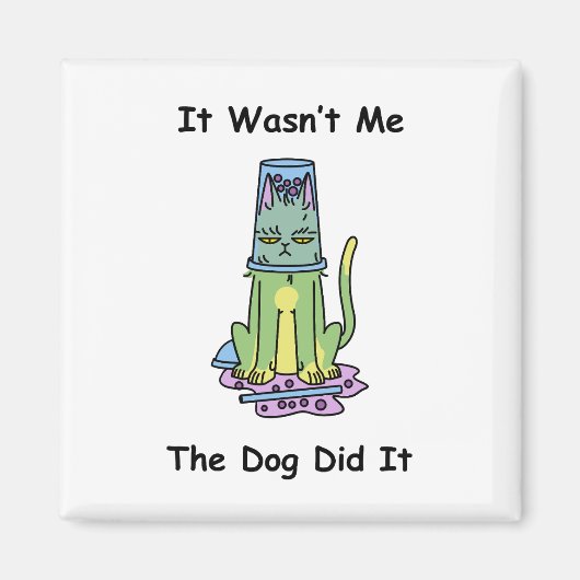 Whimsikkatze Magnet (Vorne)