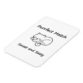 Whimsikkatze Magnet (Linke Seite)