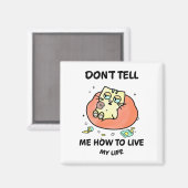 Whimsikkatze Magnet (Vorderseite/Rückseite)