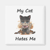 Whimsikkatze Magnet (Vorne)