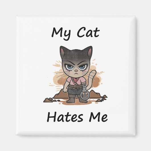 Whimsikkatze Magnet (Vorne)