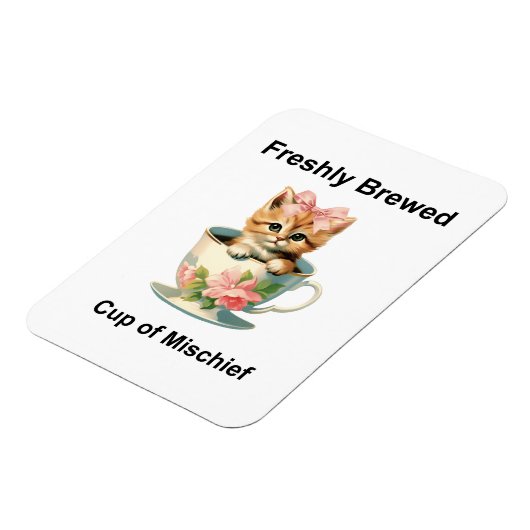 Whimsikkatze Magnet (Linke Seite)