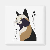 Whimsikkatze Magnet (Vorne)