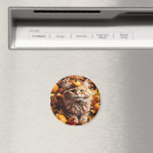 Whimsikkatze mit Pumpkins Magnet (In Situ (Geschirrspüler))