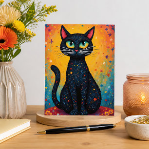 Whimsikkatze Postkarte