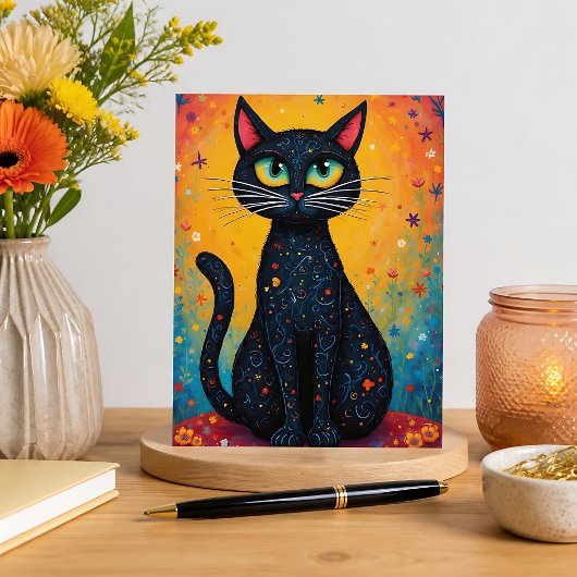 Whimsikkatze Postkarte