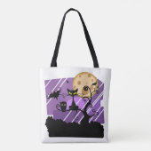 Whimsikkatze, Schale und Flecht Tasche (Rückseite)
