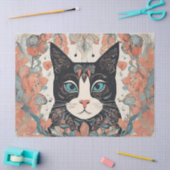 Whimsikkatze Seidenpapier (Basteln)