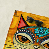 Whimsikkatze Strandtuch (Beispiel)