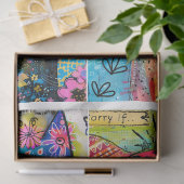 Whimsikkatzen für die gemischten Medien der Junk J Seidenpapier (Geschenk)