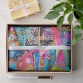 Whimsikkatzen für Scrapbooking Mixed Media Seidenpapier (Geschenk)