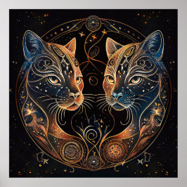 Whimsikkatzen Poster