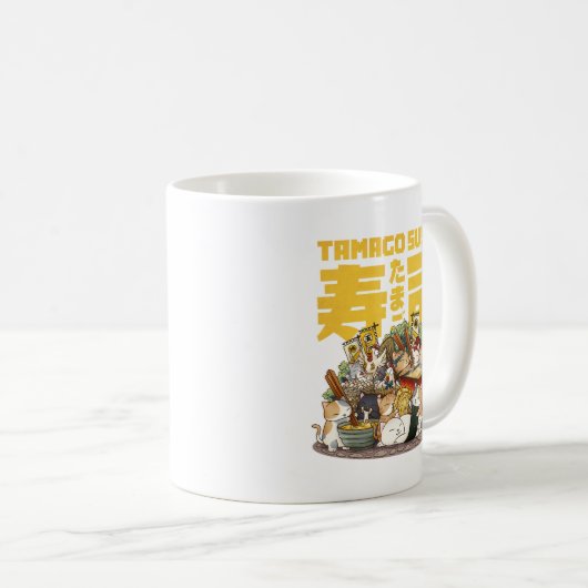 Whimsikkatzen Tamago Sushi Workshop Kaffeetasse (VorderseiteRechts)