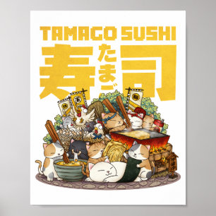 Whimsikkatzen Tamago Sushi Workshop Poster