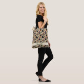 Whimsikkatzen und Halloween-Kürbis Tasche (Am Model)