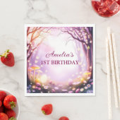 Whimsikkids Osterdenkmal Geburtstagsparty Serviette (Beispiel)