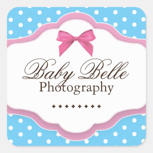 Whimsikkleber Quadratischer Aufkleber (Vorderseite)