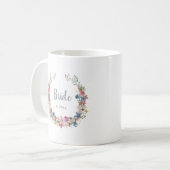 Whimsikkranz | Braut Kaffeetasse (Vorderseite Links)