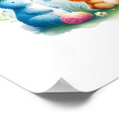 Whimsikkreaturen & Florals Poster (Ecke)