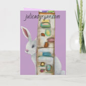 Whimsikkunst Bunny 2 Karte (Rückseite)