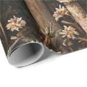 Whimsikräume und Wildblumen Geschenkpapier (Rolleneckpunkt)