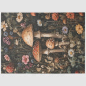 Whimsikräume und Wildblumen Seidenpapier (Vorderseite)