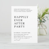 Whimsikskript Wedding-Nothing Extravagant Just Lie Einladung (Stehend Vorderseite)